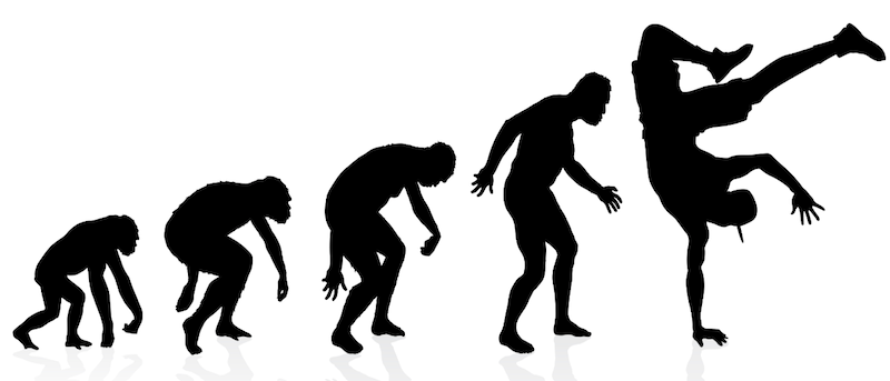 evolution danse