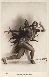 Josephine Baker photo avec plumes