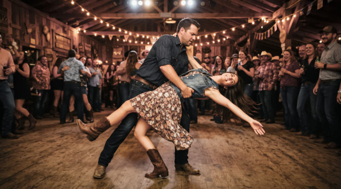 Danseurs country swing